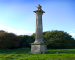 The Duke of Argyl's monument with Minerva looking resplendent with new staff.